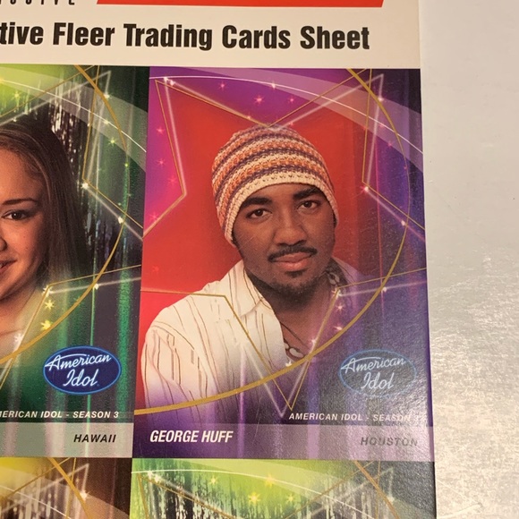 daily news American idol commemorative fleer trading cards sheet - Picture 7 of 12